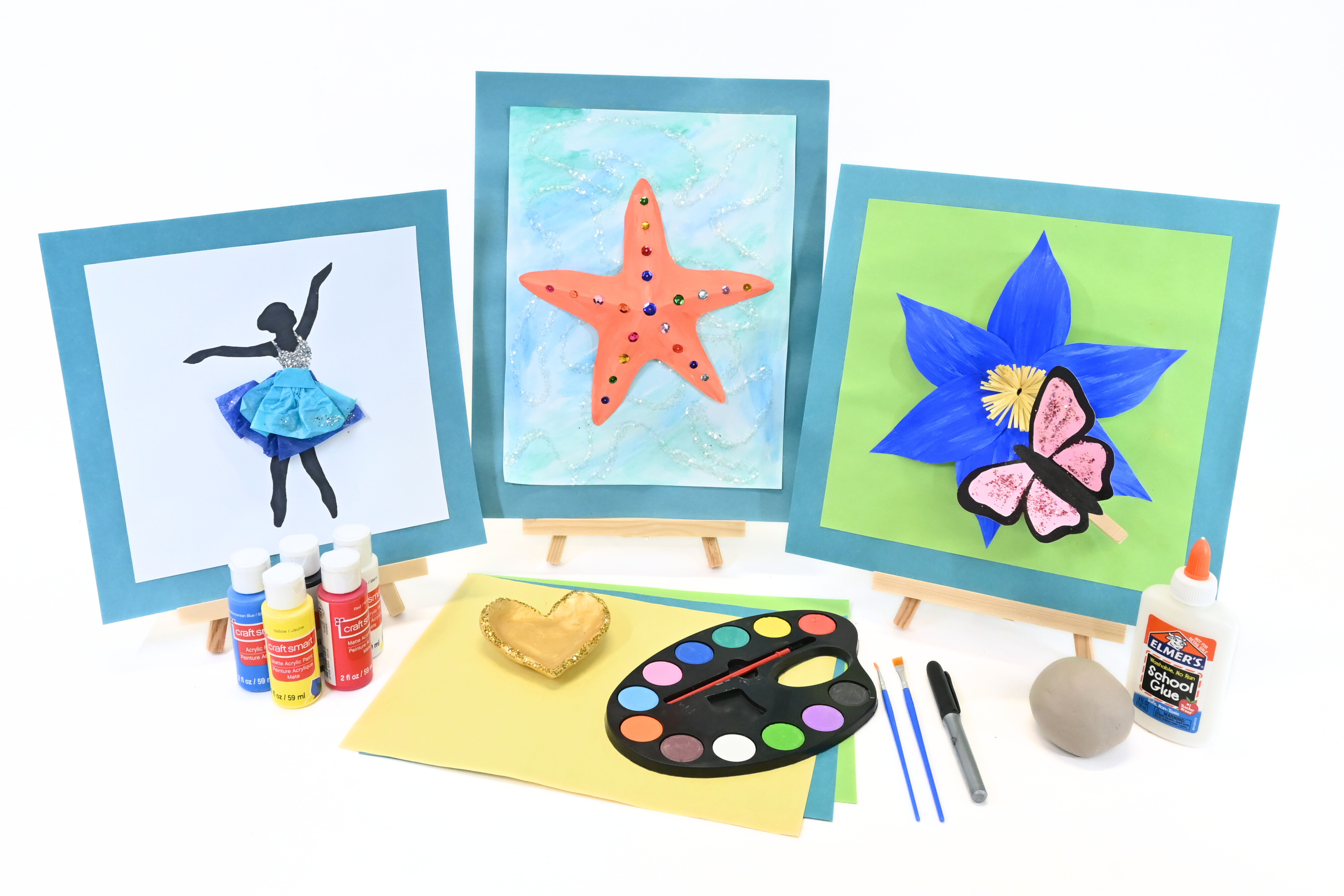 Glitter Art Kit- 4 pack